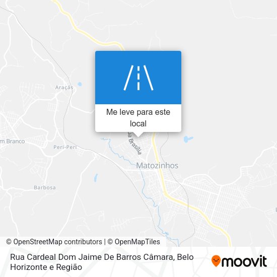 Rua Cardeal Dom Jaime De Barros Câmara mapa