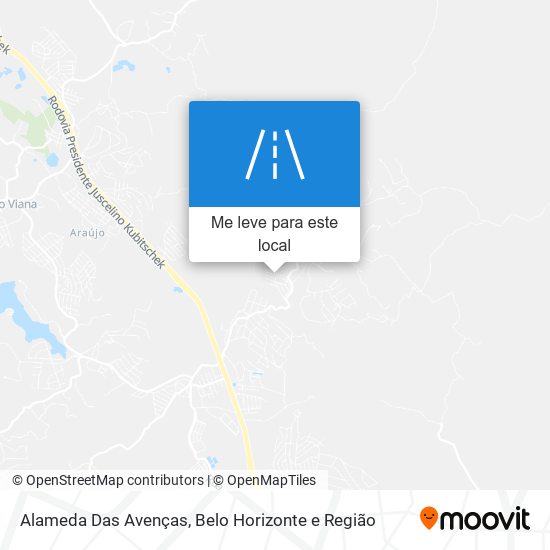 Alameda Das Avenças mapa