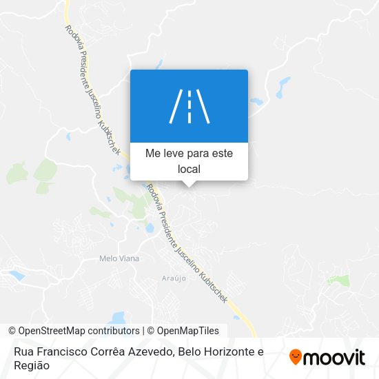 Rua Francisco Corrêa Azevedo mapa