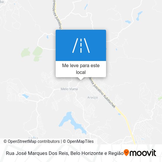 Rua José Marques Dos Reis mapa