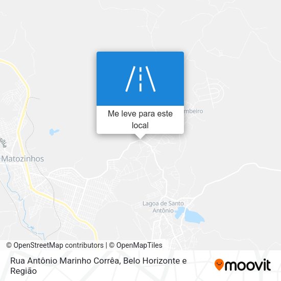 Rua Antônio Marinho Corrêa mapa