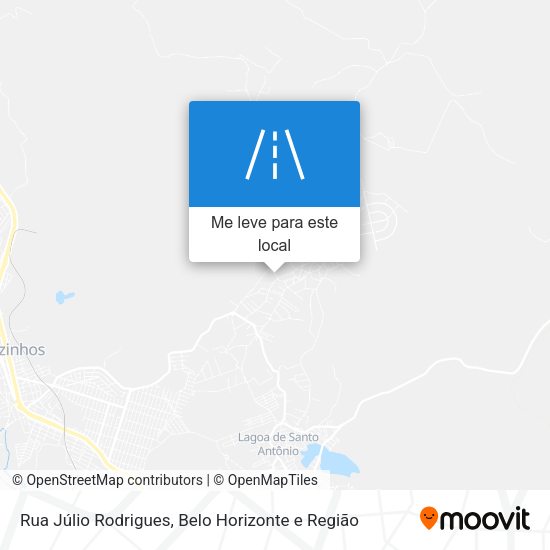 Rua Júlio Rodrigues mapa