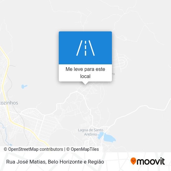 Rua José Matias mapa