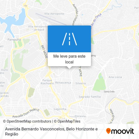 Avenida Bernardo Vasconcelos mapa