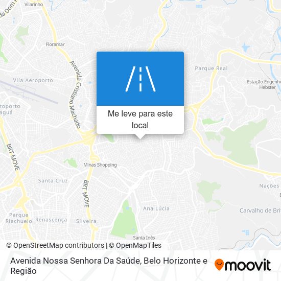 Avenida Nossa Senhora Da Saúde mapa