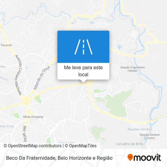 Beco Da Fraternidade mapa