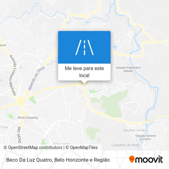 Beco Da Luz Quatro mapa