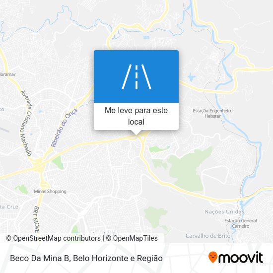 Beco Da Mina B mapa