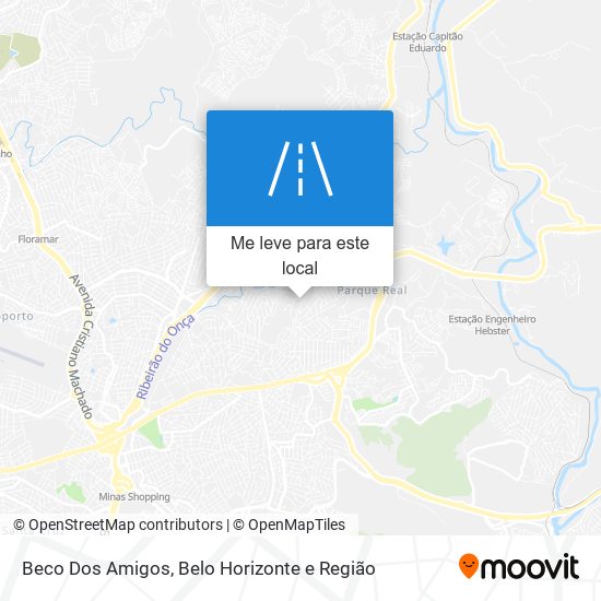 Beco Dos Amigos mapa