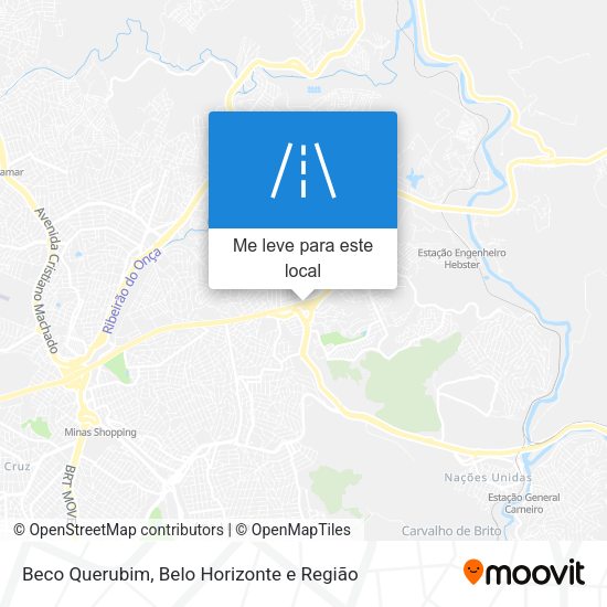 Beco Querubim mapa