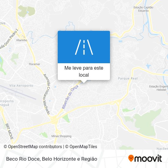 Beco Rio Doce mapa