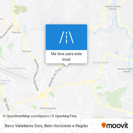 Beco Valadares Dois mapa