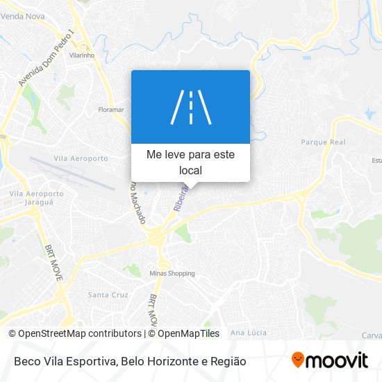 Beco Vila Esportiva mapa