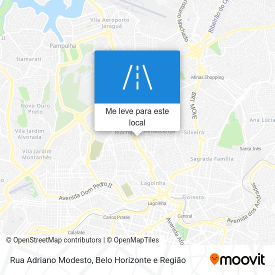 Rua Adriano Modesto mapa