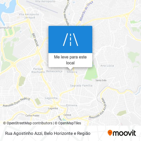 Rua Agostinho Azzi mapa