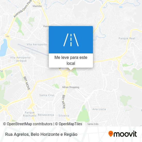 Rua Agrelos mapa