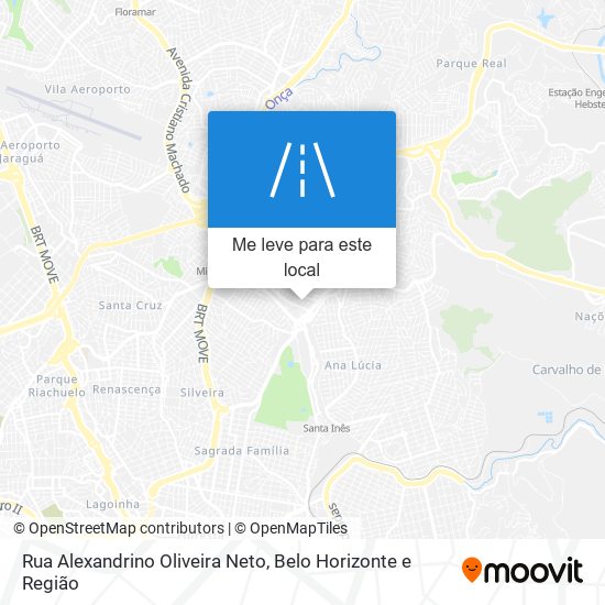 Rua Alexandrino Oliveira Neto mapa