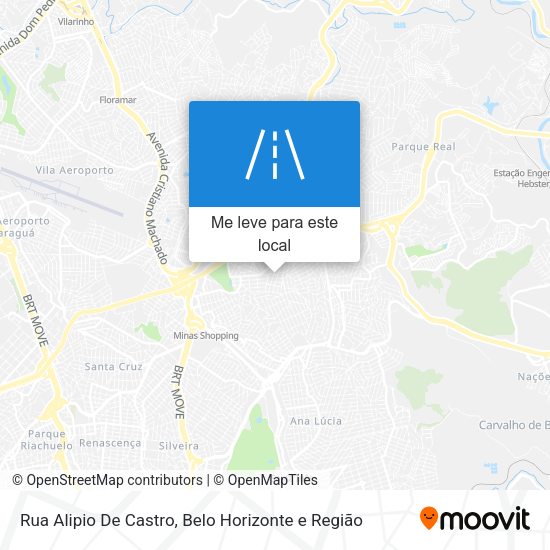 Rua Alipio De Castro mapa
