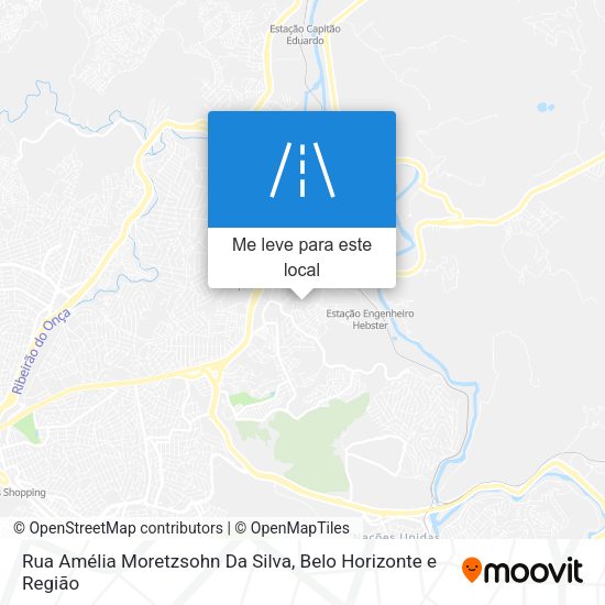 Rua Amélia Moretzsohn Da Silva mapa
