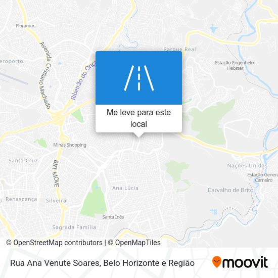 Rua Ana Venute Soares mapa