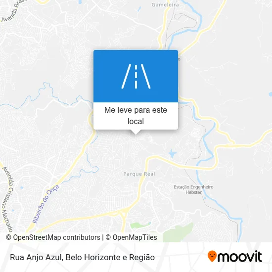 Rua Anjo Azul mapa