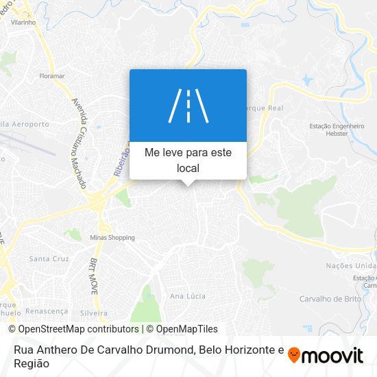 Rua Anthero De Carvalho Drumond mapa