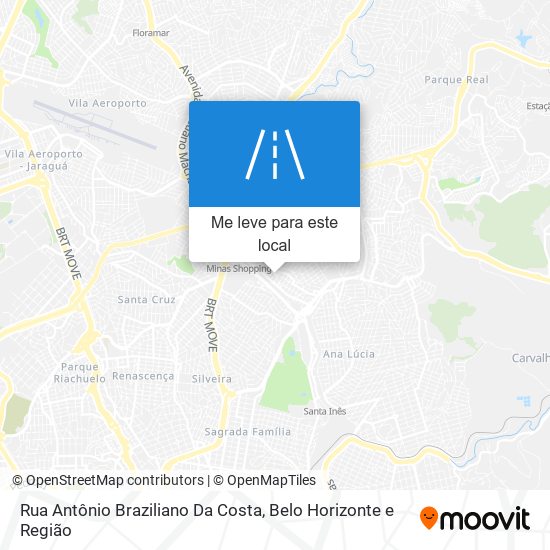 Rua Antônio Braziliano Da Costa mapa