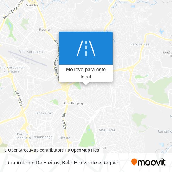 Rua Antônio De Freitas mapa