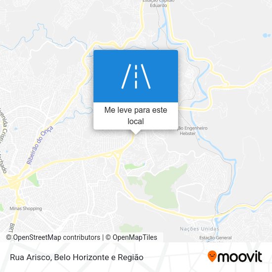 Rua Arisco mapa