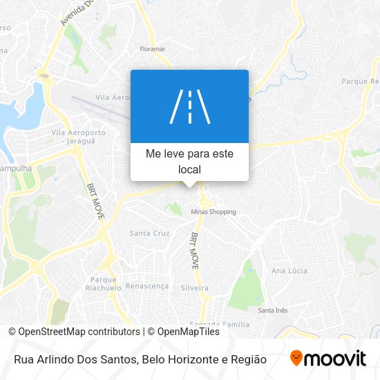 Rua Arlindo Dos Santos mapa