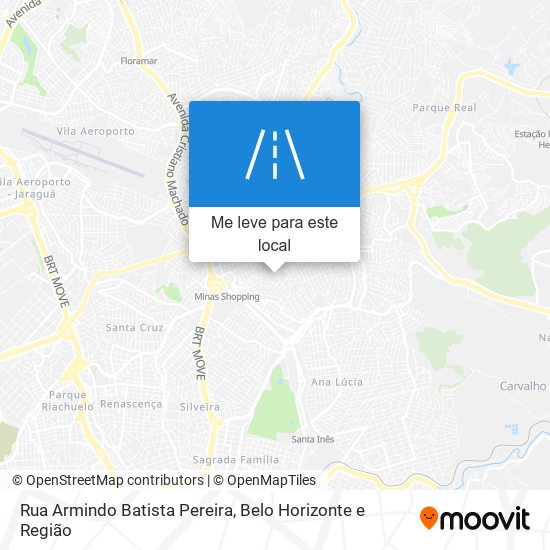 Rua Armindo Batista Pereira mapa