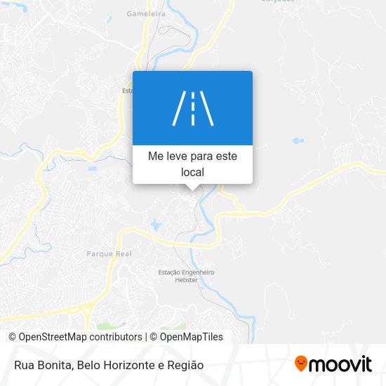 Rua Bonita mapa
