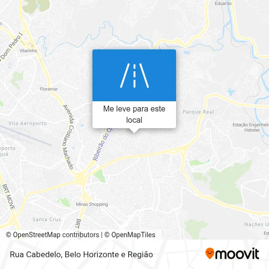 Rua Cabedelo mapa