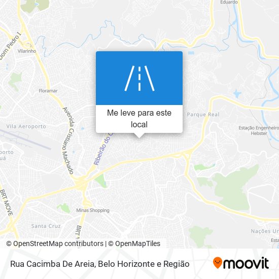 Rua Cacimba De Areia mapa