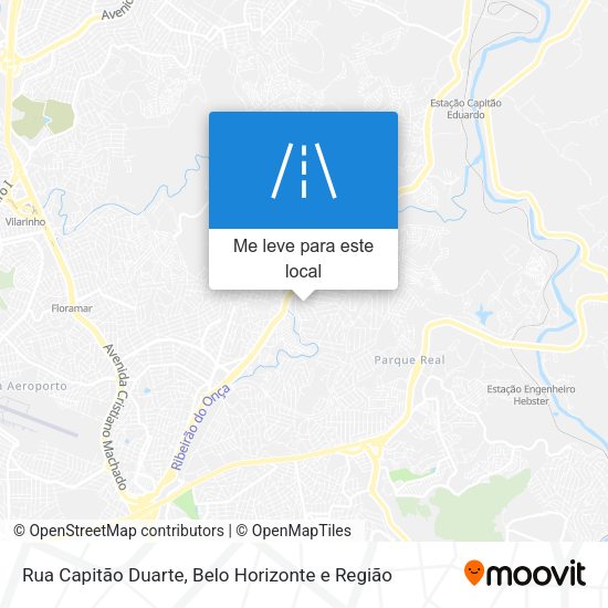 Rua Capitão Duarte mapa
