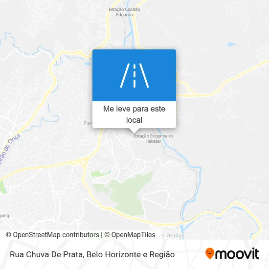 Rua Chuva De Prata mapa