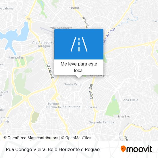 Rua Cônego Vieira mapa