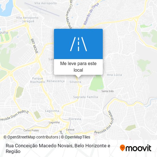 Rua Conceição Macedo Novais mapa