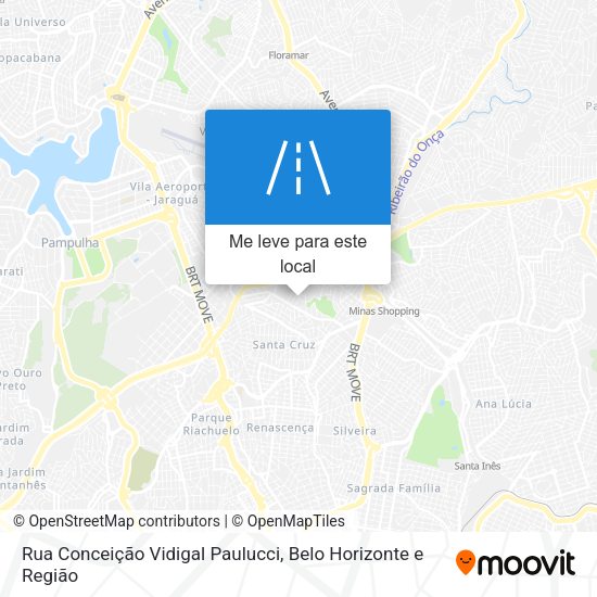 Rua Conceição Vidigal Paulucci mapa