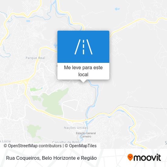 Rua Coqueiros mapa