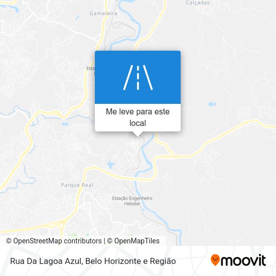 Rua Da Lagoa Azul mapa