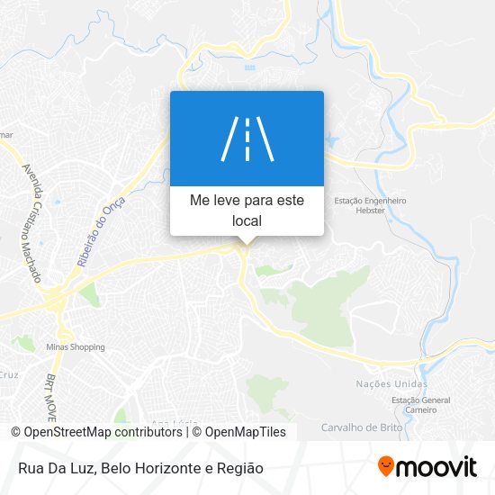 Rua Da Luz mapa