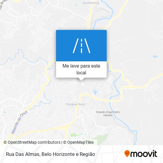 Rua Das Almas mapa