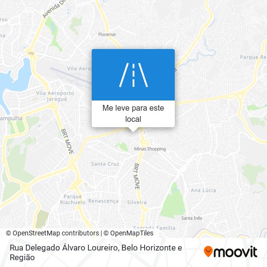 Rua Delegado Álvaro Loureiro mapa