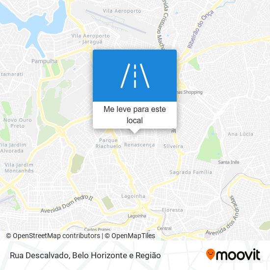 Rua Descalvado mapa