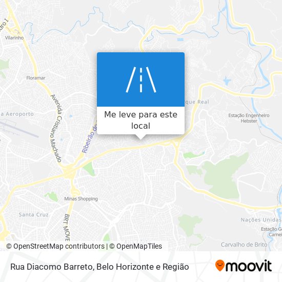 Rua Diacomo Barreto mapa