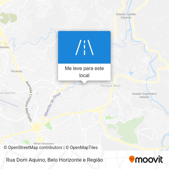 Rua Dom Aquino mapa