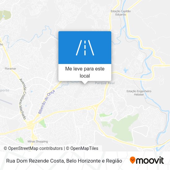 Rua Dom Rezende Costa mapa