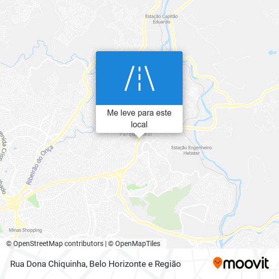 Rua Dona Chiquinha mapa