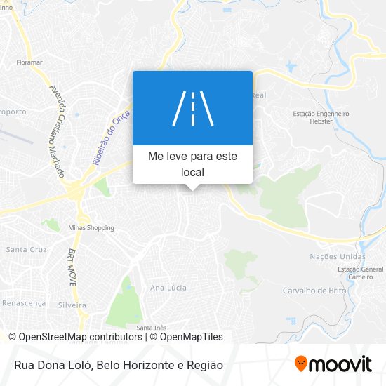 Rua Dona Loló mapa
